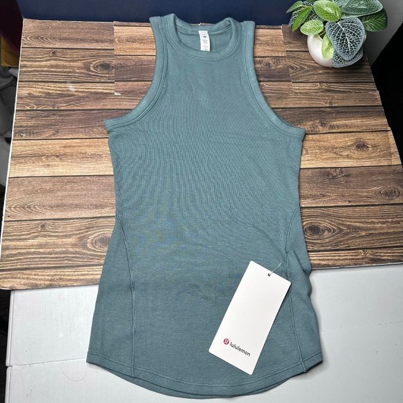 lululemon athletica Tops - Lululemon Hold Tight Tank Top NWT Size 2 (TIDT) *Ribbed Texture*
